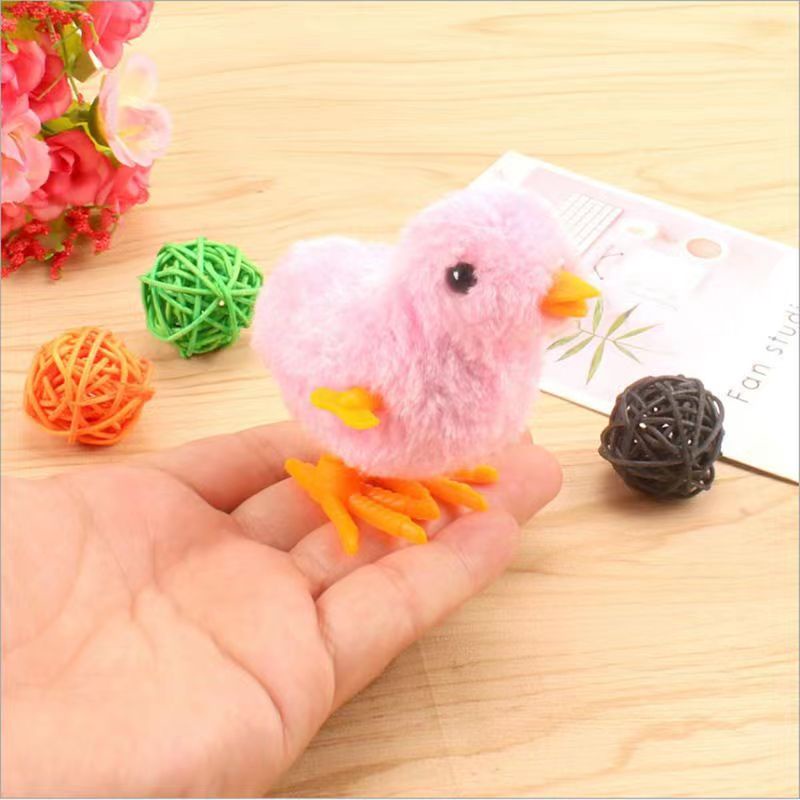 Gà con biết nhảy đồ chơi vặn cót nhảy lon ton bé chơi vui cả ngày