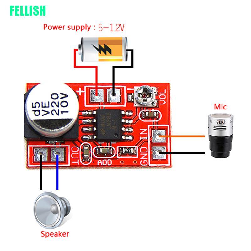 Bảng Mạch Khuếch Đại Micro Dc 5v-12v Chuyên Dụng