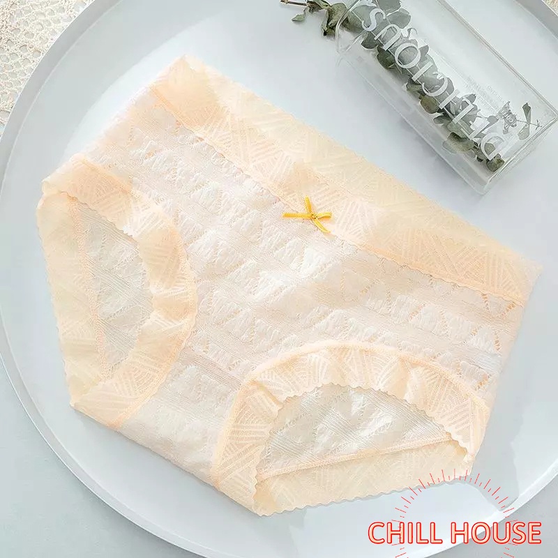 Quần lót nữ - quần lót cotton mềm mịn hoạ tiết hình tam giác 129 CHILL HOUSE