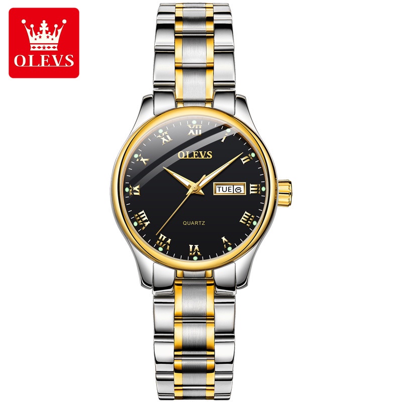 Đồng hồ nữ dây thép chính hãng Olevs, tặng kèm hộp chính hãng Olevs, đồng hồ nữ đẹp, sang trọng, thích hợp làm quà tặng.