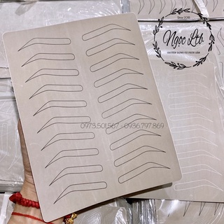 Da giả xám bột sẵn khuôn mày