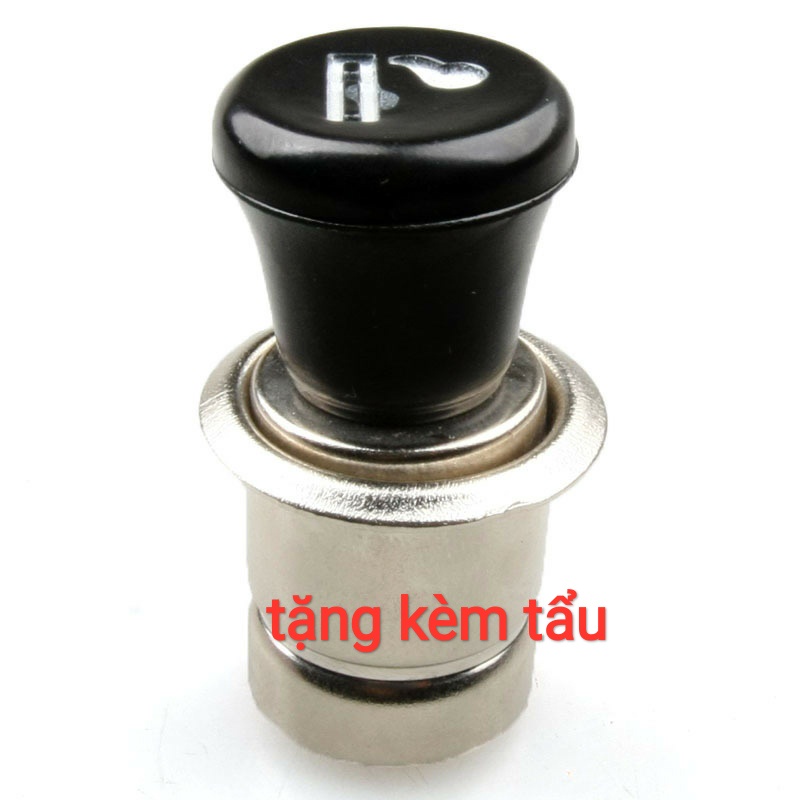 Combo 100 bộ Sạc Điện Thoại Trên Xe Máy 12v Tặng Kèm Tẩu ( giá 100 bộ Đen)
