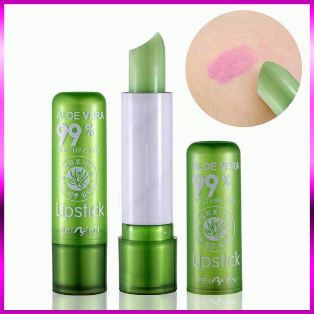 Son dương môi nha đam màu hồng nhạt | BigBuy360 - bigbuy360.vn