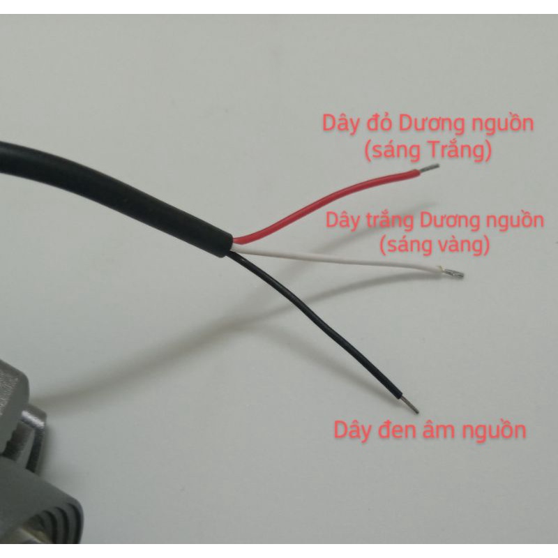 Đèn trợ sáng led 2 chế độ Cos Vàng Pha Trắng