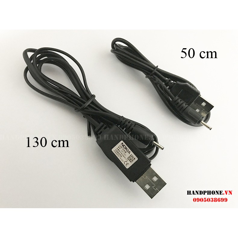 Cáp sạc USB chân kim DC2.0 2.0mm