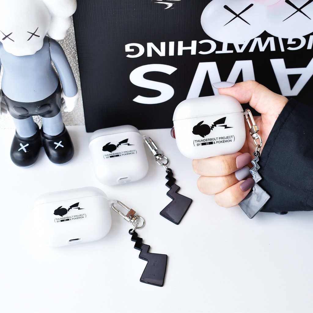 Vỏ Bảo Vệ Hộp Sạc Tai Nghe Airpods 3 Pro 2 3 Họa Tiết Hoạt Hình Pikachu Dễ Thương Ốp