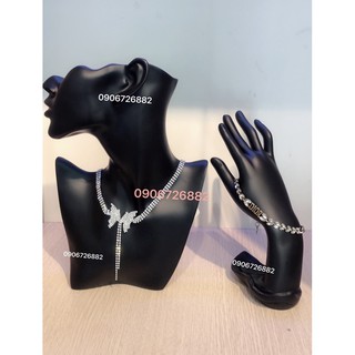 combo manocanh cổ dây chuyền,lắc tay