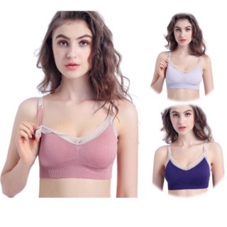 [Hot trend 2019] Áo lót bầu, áo bé bú mềm mịn không gọng kèm Clip và ẢNH THẬT