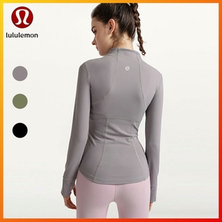 Áo khoác tập yoga Lululemon YC065 phối khóa kéo 3 màu tùy chọn 