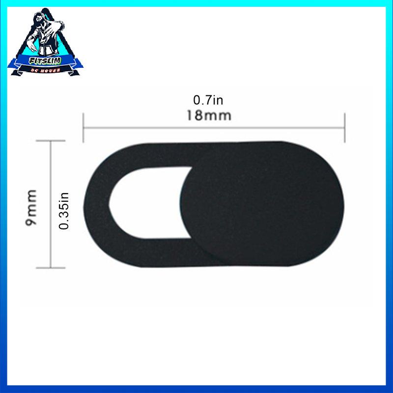 [Fitslim] Portable Size WebCam Cover Shutter Magnet Slider Plastic Camera Cover