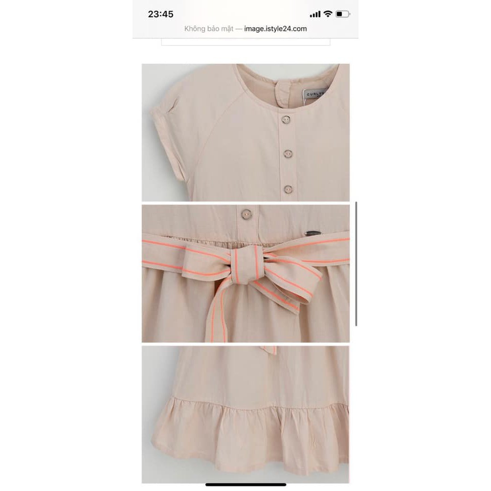 Đầm linen bé gái xuất Hàn dư xịn - 3y-10y