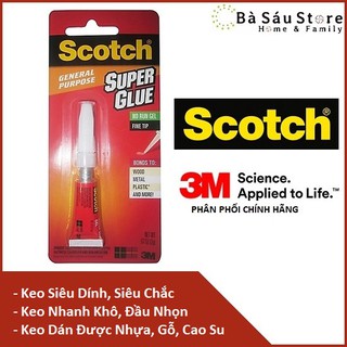 [Keo Dán Giày], gỗ, nhựa [Đa Năng] [Siêu Dính] 3M Scotch AD113 - Ba Sau Store