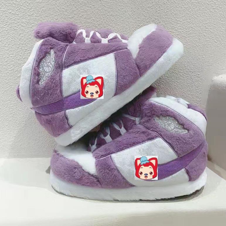 Giày Bông Sneaker đi trong nhà đế cao su đi ra đường được vyvyshop