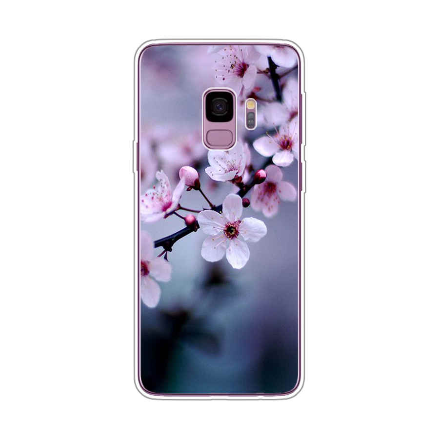 Ốp lưng bảo vệ bằng TPU silicone dẻo hình hoa hướng dương vàng và cúc cho Samsung Galaxy s4 s9 plus s10e s10 plus