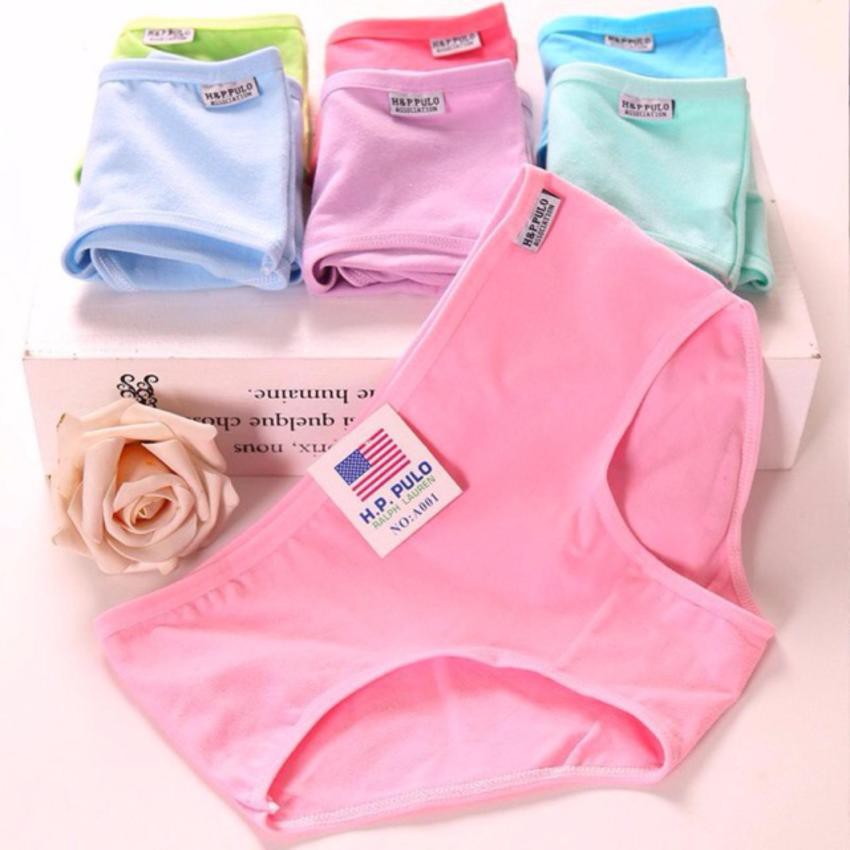 COMBO 5 Quần lót nữ dễ thương Cotton cao cấp kháng khuẩn thông hơi  PuLo Xuất Mỹ 001