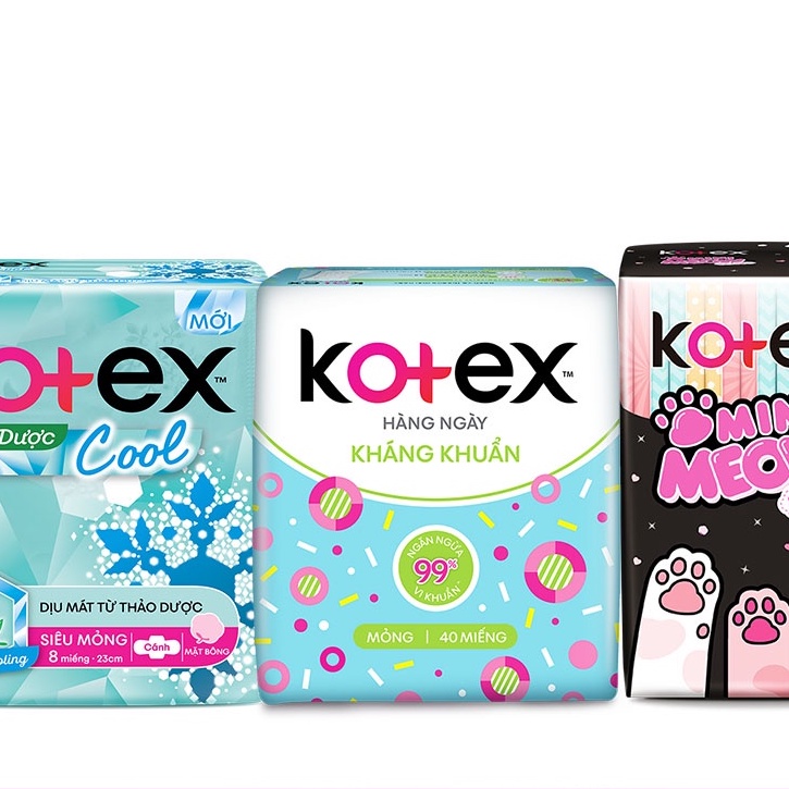 [ ĐỦ LOẠI] BĂNG VỆ SINH KOTEX SIÊU THẤM, COOL FRESH.