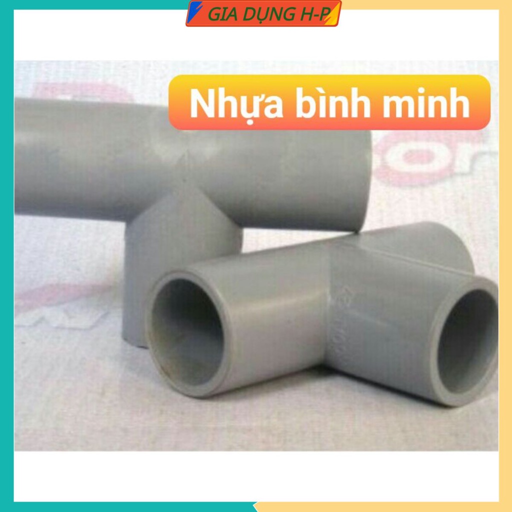 Tê nhựa pvc bình minh 21mm ,27mm, 21/27