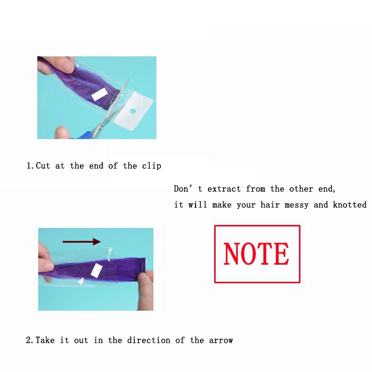 Bộ Tóc Giả Nối Dài Nhuộm Màu 20 Màu Thời Trang Cho Nữ