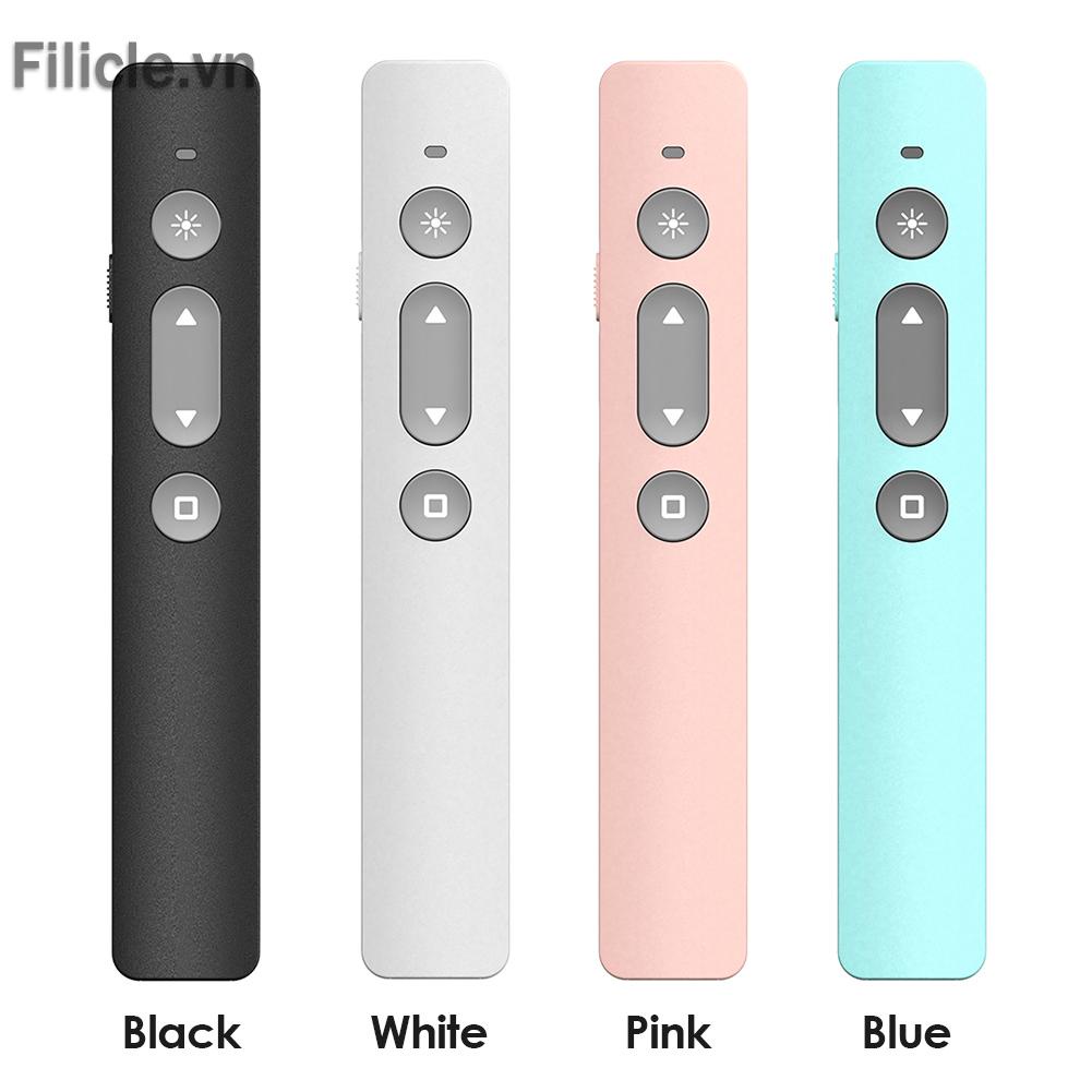 Bút chỉ điểm không dây FILICLE 2.4GHz có thể trượt để sạc bằng cổng USB tiện dụng