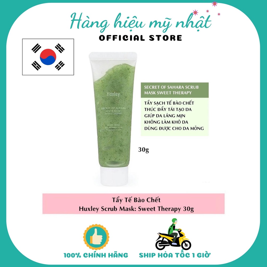 Tẩy Tế Bào Chết Huxley Sweet Therapy Scrub Mask - Da Mặt (Dành Do Da Nhạy Cảm)