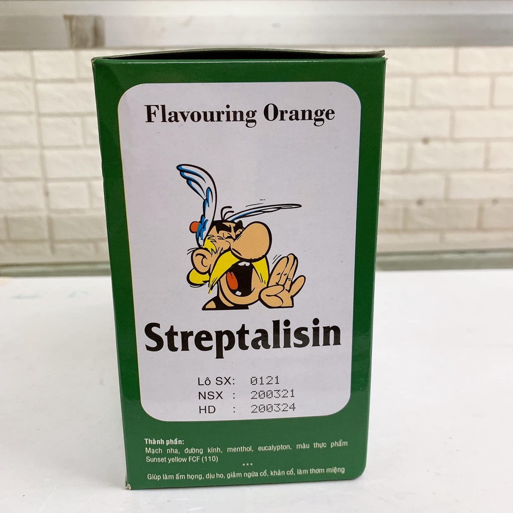 Kẹo ngậm ho Streptalisin hộp 200 viên