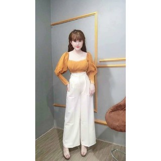 Áo cúp ngực tay phồng