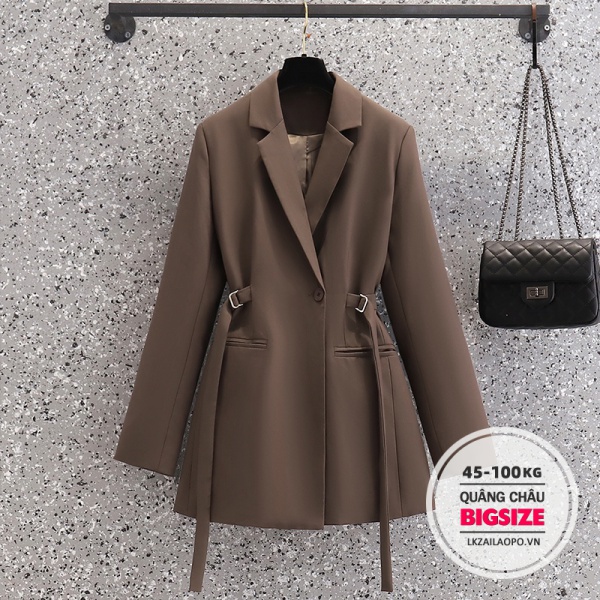 BIGSIZE Nữ (45-100kg) Áo vest nữ blazer khoác form rộng thời trang thanh lịch - Phong cách Hàn Quốc - quảng châu cao cấp | BigBuy360 - bigbuy360.vn