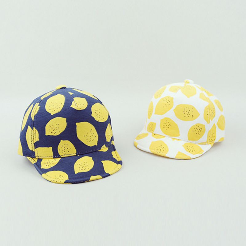 Nón lưỡi trai phối hình trái chanh đáng yêu cho bé