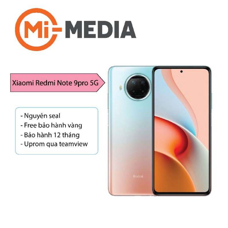 Điện thoại Xiaomi Redmi Note 9Pro 5G nguyên seal bảo hành 1 năm