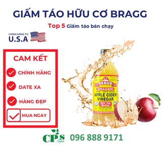 Giấm táo hữu cơ Bragg 946ml