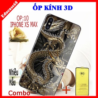 COMBO ốp lưng IPHONE XS MAX SANG TRỌNG, TRẺ TRUNG (TẶNG KÈM 1 kính cường lực full màn hình )  Educase68
