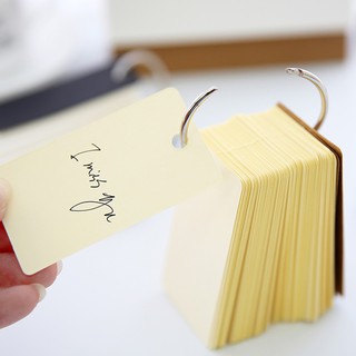 Thẻ Flash Card 7*4cm giấy trơn