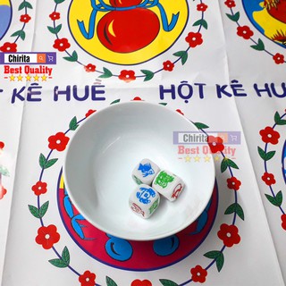 Bầu Cua Tôm Cá LOẠI ĐẶC BIỆT CHO DÂN CHƠI - Bầu Cua Cá Cọp Xúc Xắc ĐÁ Cao Cấp