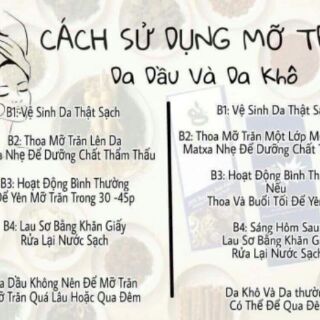 MỠ TRĂN THẢO Dược có đến 999 công