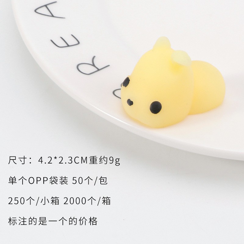 Squishy Mochi Thú Dẻo Bộ đồ decor phụ kiện trang trí chụp ảnh sinh nhật, bàn học, bàn làm việc, bóp giảm stress