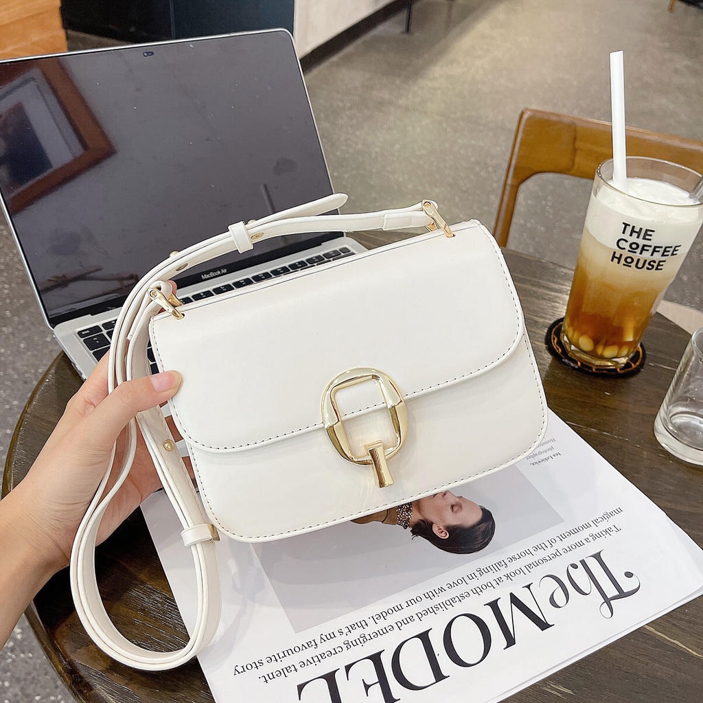 Túi Xách Nữ Size 21 Đeo Chéo Hàn Quốc Mẫu Mới Sang Trọng Tinh Tế Có Nhiều Ngăn