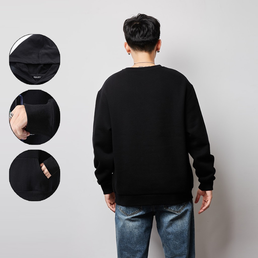 Áo Sweater AISNE Nam Nữ unisex phong cách Hàn Quốc cá tính, Chất nỉ bồng đẹp mã HD83 -Quà tặng ngẫu nhiên | BigBuy360 - bigbuy360.vn