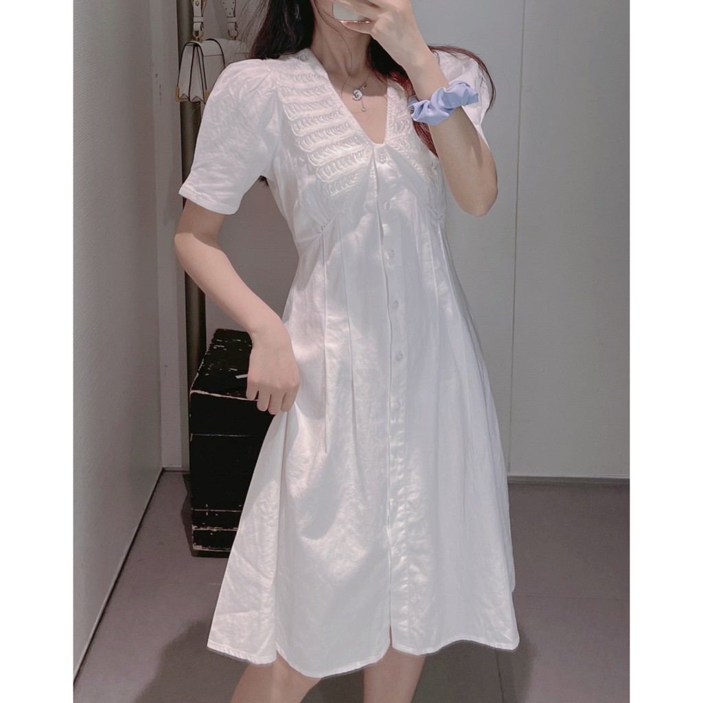 [Mã HANGXINH1 giảm 50k đơn tối thiểu 200k] Váy trắng nữ mẫu mới nhất hàng Quảng Châu loại 1 - V144 (KÈM ẢNH THẬT) | BigBuy360 - bigbuy360.vn