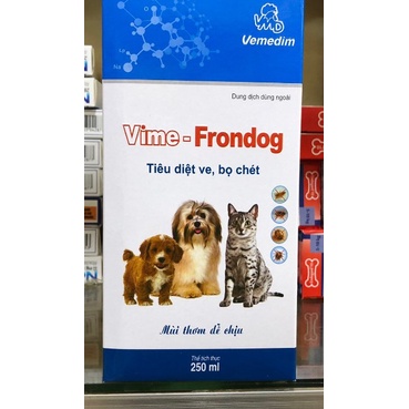 Chai Xịt Diệt Ve Và Bọ Chét Cho Chó Mèo - Vime Frondog