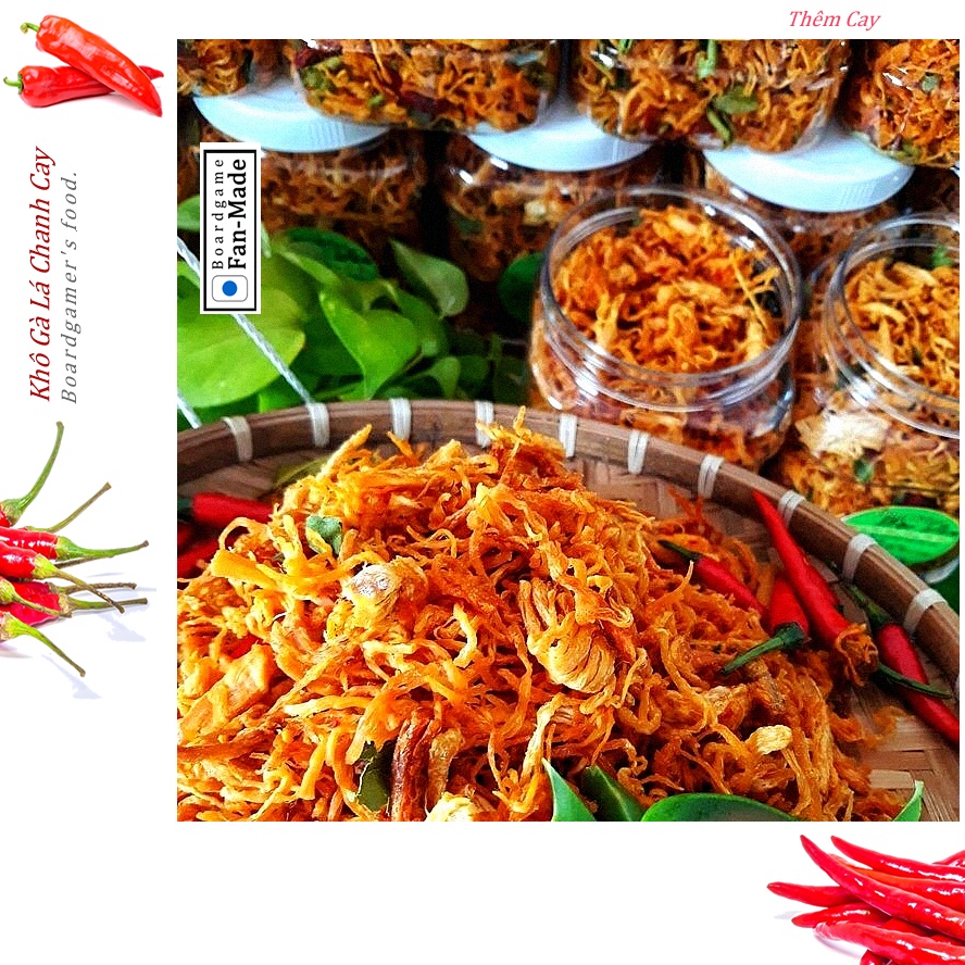 Khô gà lá chanh ăn chơi game (tặng mèo mở rộng barking kitten)