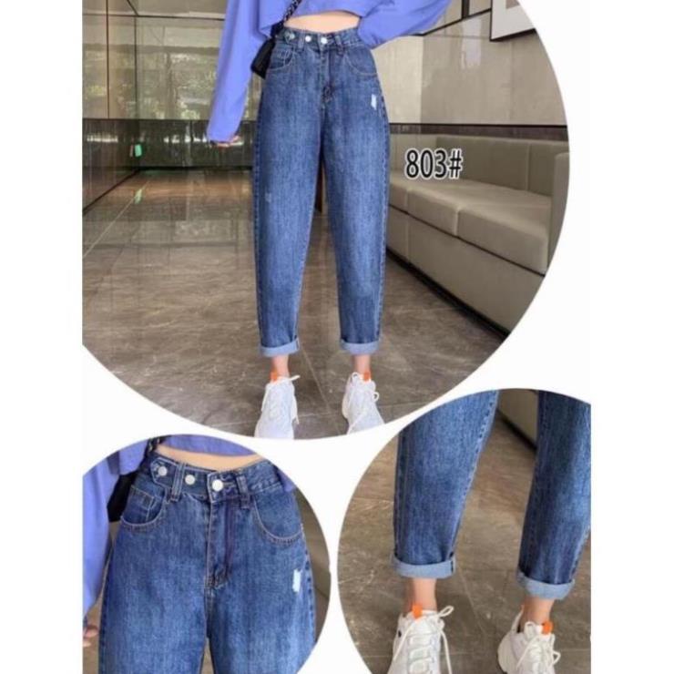 Quần bò baggy nữ quần jean baggy nữ quần jeans nữ cạp cao 3 size S M L hot nhất 2022 SKShop22 | BigBuy360 - bigbuy360.vn