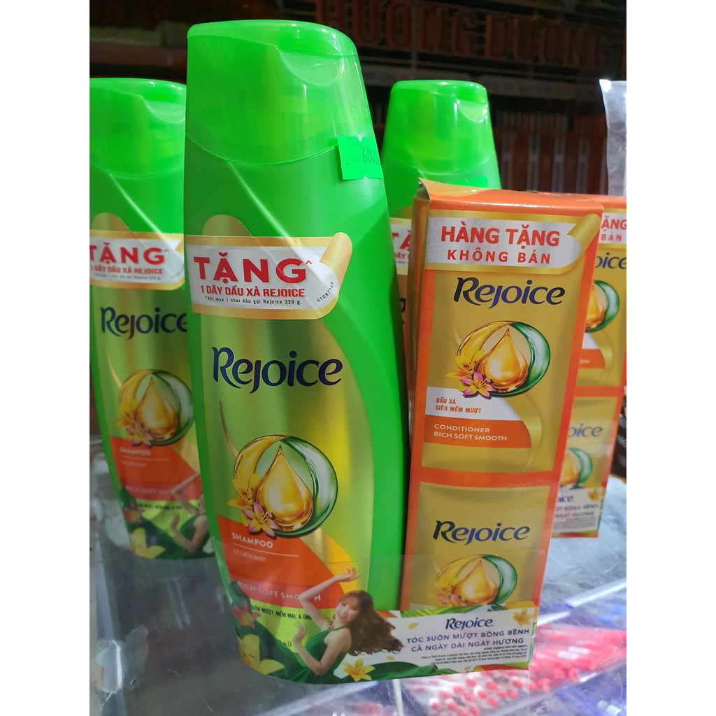 Dầu gội Rejoice 320G (Kèm Tặng Dây Dầu Xả Rejoice 12 gói)