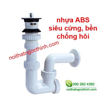 Bộ xả lavabo chậu rửa mặt nhựa ABS dày, bền cao cấp