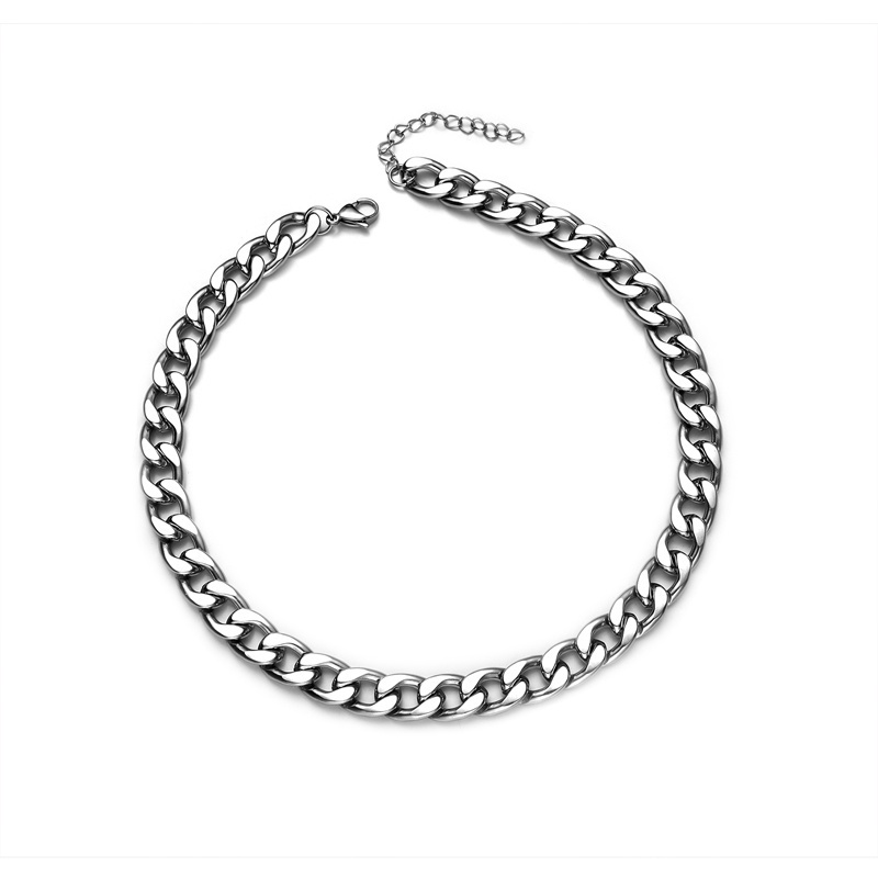 Dây Chuyền Dạng Chuỗi Dày Phong Cách Hip Hop 19A1135 Thời Trang Cho Cặp Đôi