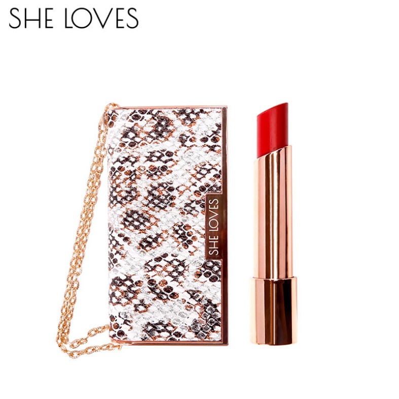 Son nhung lì Sheloves Lively Dazzle Bag Lipstick 3.8g