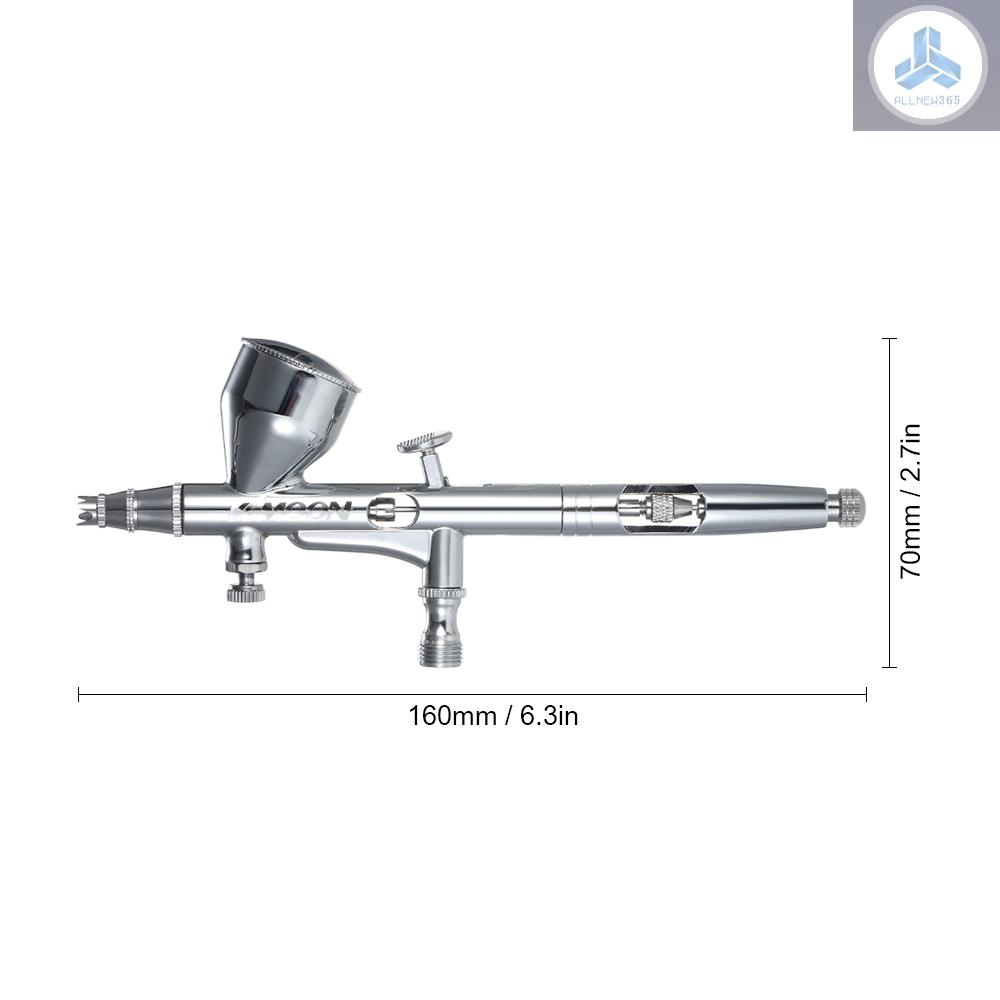 Bộ súng phun sơn KKMOON xăm hình chuyên nghiệp kèm ống 1.8m 0.2mm/ 0.3mm/ 0.5mm kim và cốc 9CC tiện lợi