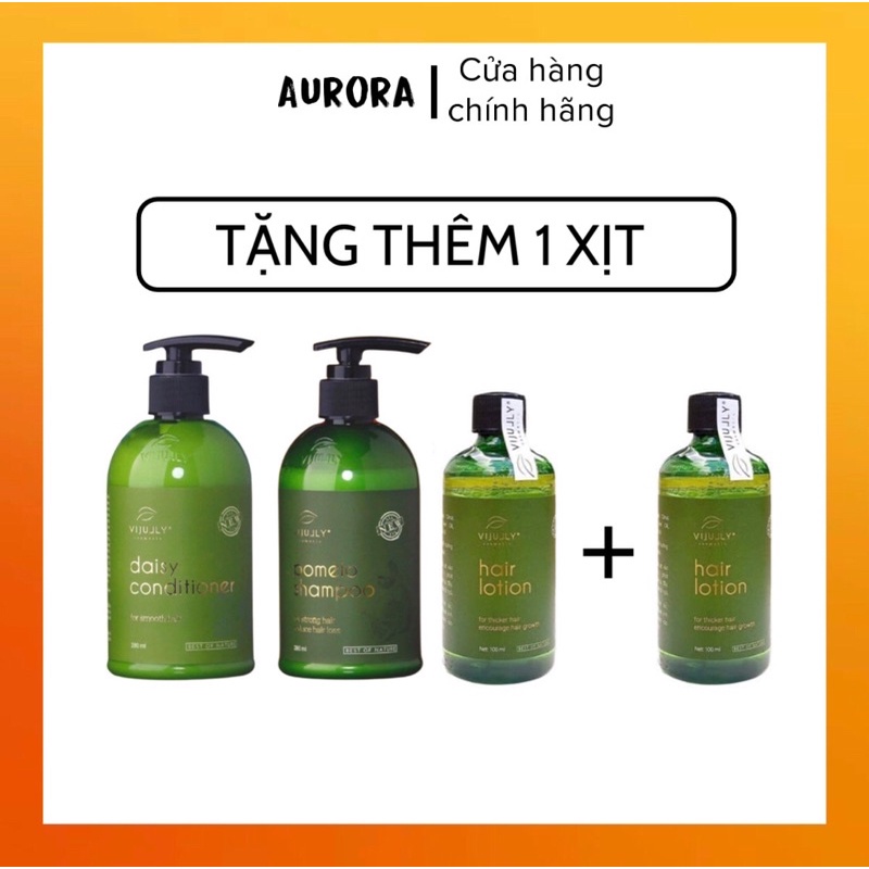 [TẶNG 1 XỊT BƯỞI] BỘ GỘI CHĂM SÓC TÓC VIJULLY