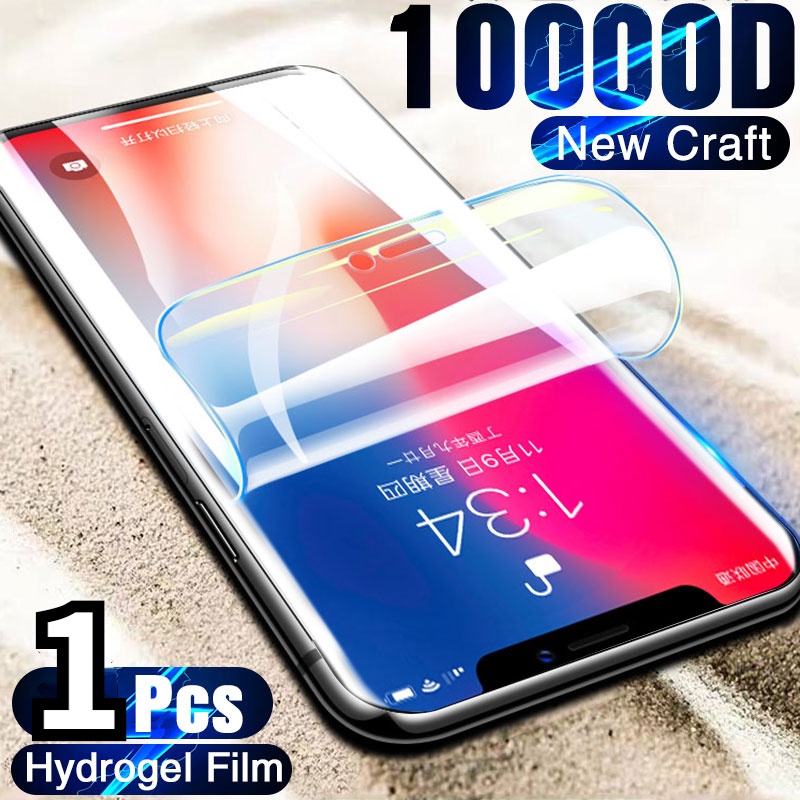 1 Kính Cường Lực Hydrogel Bảo Vệ Toàn Màn Hình Cho iPhone 14 14Plus 13 12 11 Pro Max X XS XR 7 8 Plus