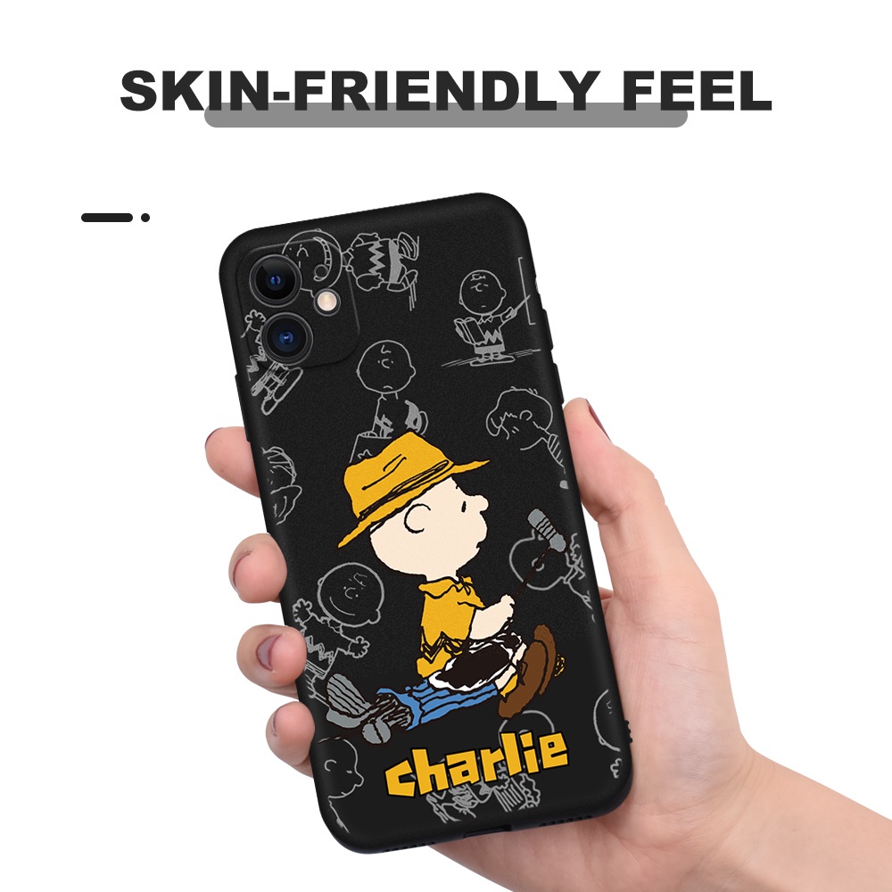 Ốp điện thoại TPU hình Snoopy thích hợp cho iPhone XR XS Max X 13 12 11 Pro Max 6 7 8 Plus 12 13 Mini 4 5 6splus 6S