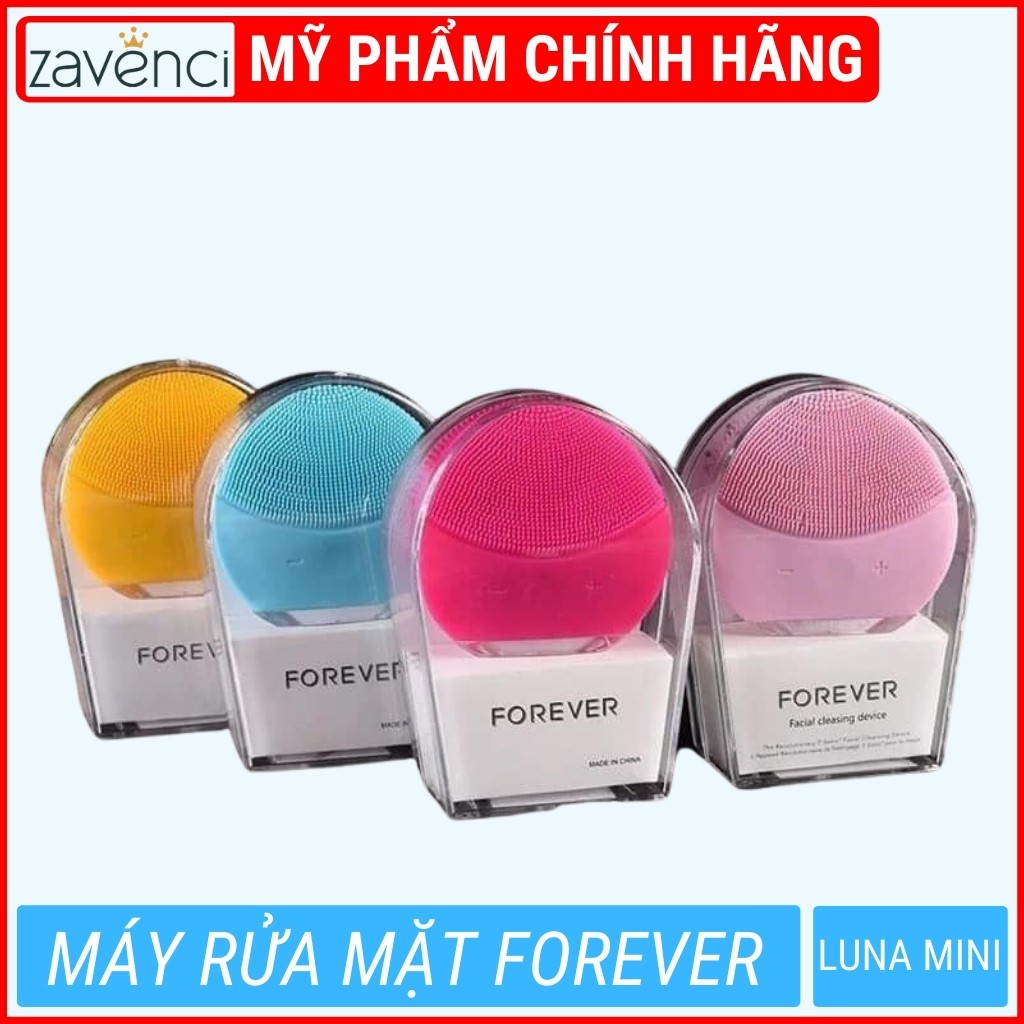 Freeship  Máy Rửa Mặt MR012934 FOREVER MINI Đầu Cọ Sillicon Làm Sạch Da Sâu Khi Rửa Mặt (Nội địa trung)